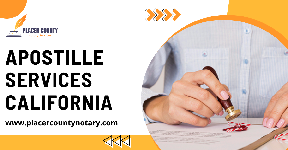 Apostille services California